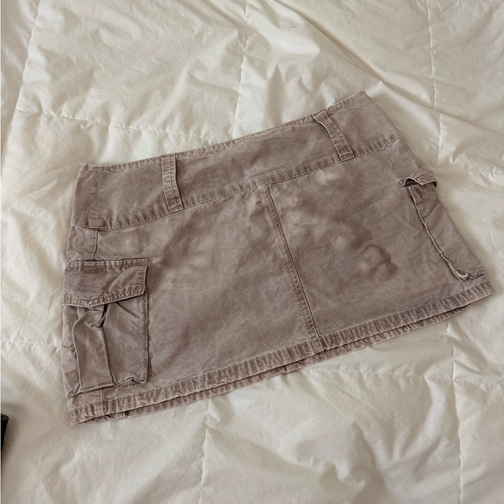 Zara Beige Mini Skirt
